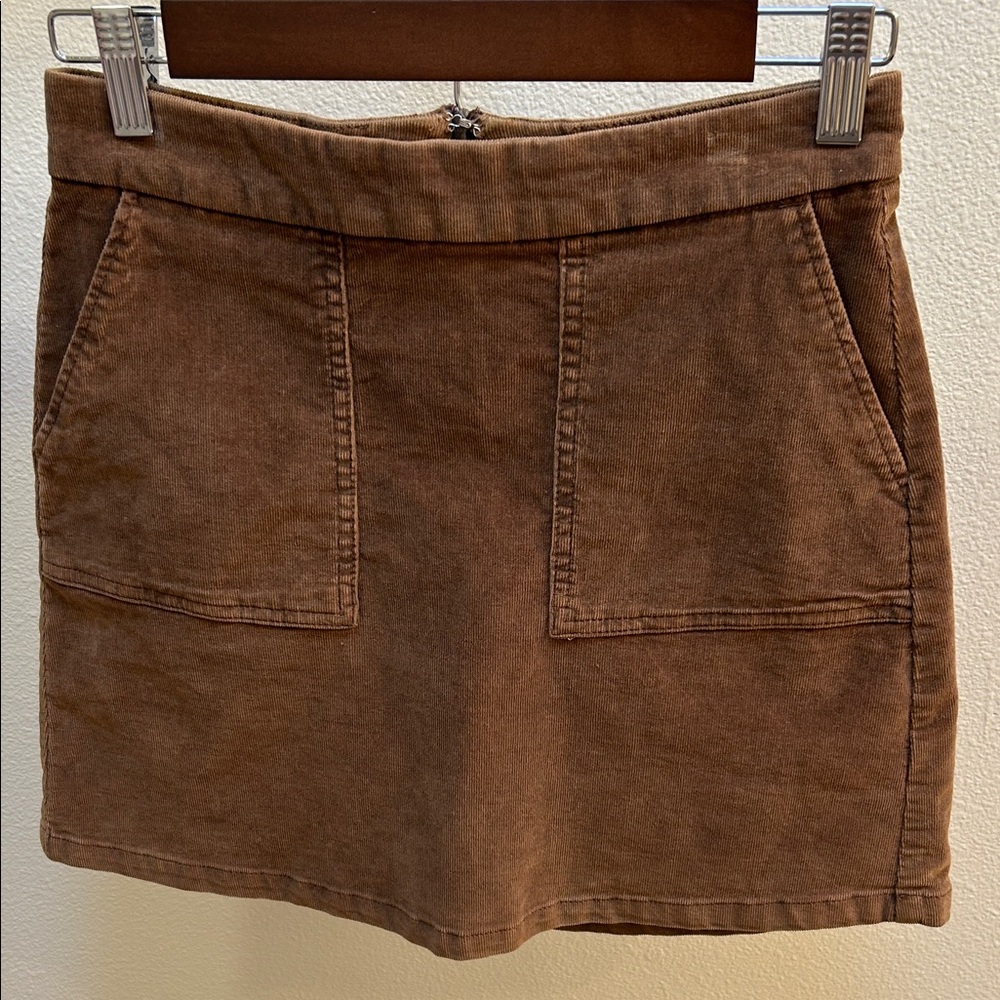 Prince & Fox Brown Mini Skirt